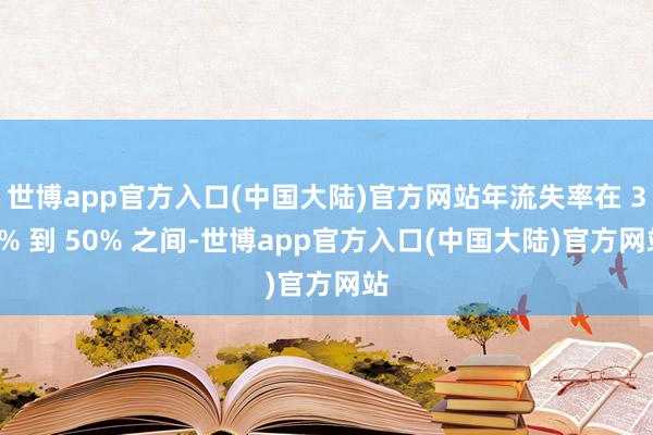 世博app官方入口(中国大陆)官方网站年流失率在 32% 到 50% 之间-世博app官方入口(中国大陆)官方网站